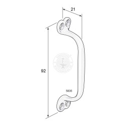 Huonekaluvedin 5835, 92 mm