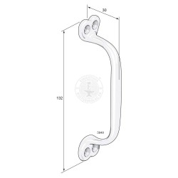 Draghandtag 5848, 132 mm