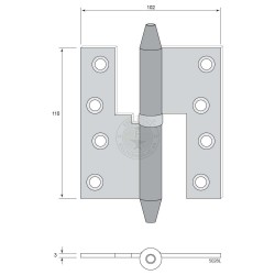 Kuulalaakerisarana 4 ½” x 1 ¾”
