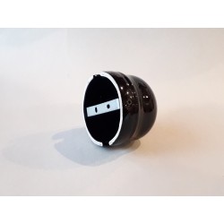 Takfäste keramisk 7,7 cm, Svart