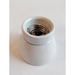 lamphållare av poslin, rak