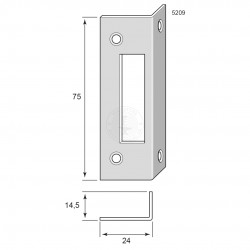 Kamari- ja komeronlukon kielipelti, 5209