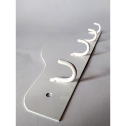 Emaloitu kaareva naulakko