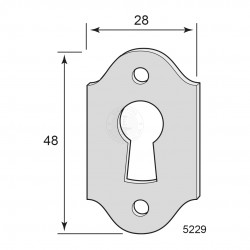Nyckelskylt 5229