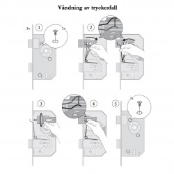 Lukkorunko 5220 Suora, Messinki