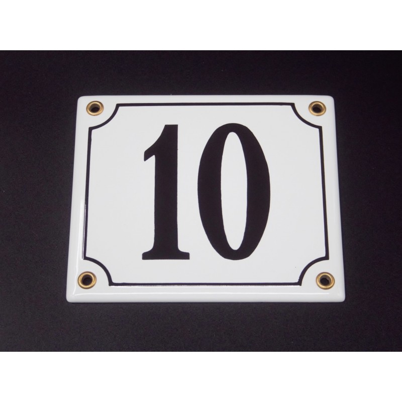 Talonumero 2-merkkiä, nr. 10-20, valkoinen