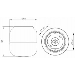Ohm 100/110 Saunavalaisin Ohm 100/110 Saunavalaisin