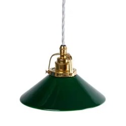 Suutarinvalaisin vihreällä & valkoisella varjostimella