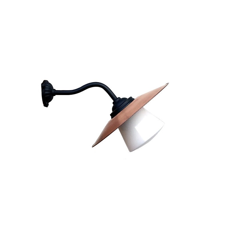 Stationslampa 45 kort, koppar