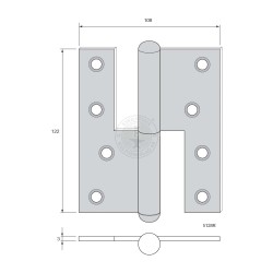 Ovisarana 5 x 1 ¾”, pyöreä