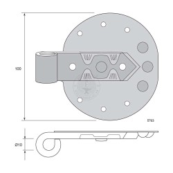 Käsintaottu Lehtisarana 5763