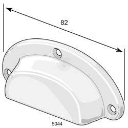 Kuppivedin 3 ½”, niklattu teräs