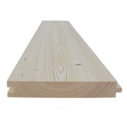 Lattialankku 25 cm kuusesta