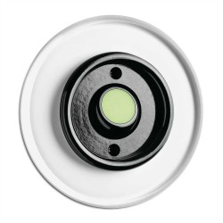 Impulsbrytare med upplyst trycke, glasram