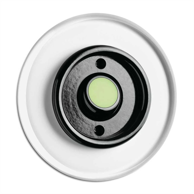 Impulssikytkin valaistulla painikkeella, lasikehys