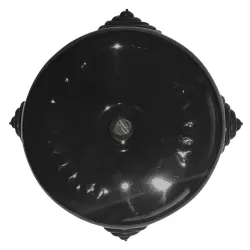 Grenuttag, svart 7,5 cm