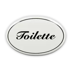 UTFÖRSÄLJNINGSPRODUKT Toilette liten, Emaljskylt